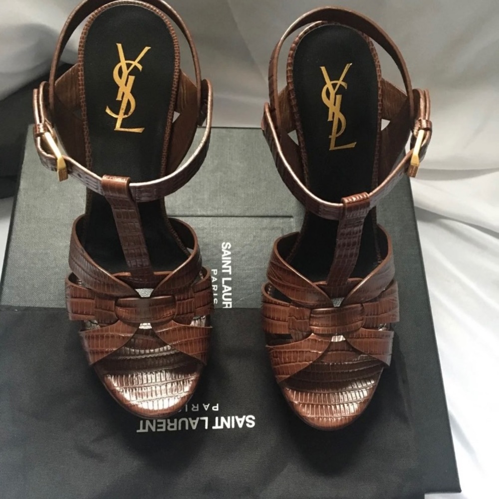 YSL tribute sandals